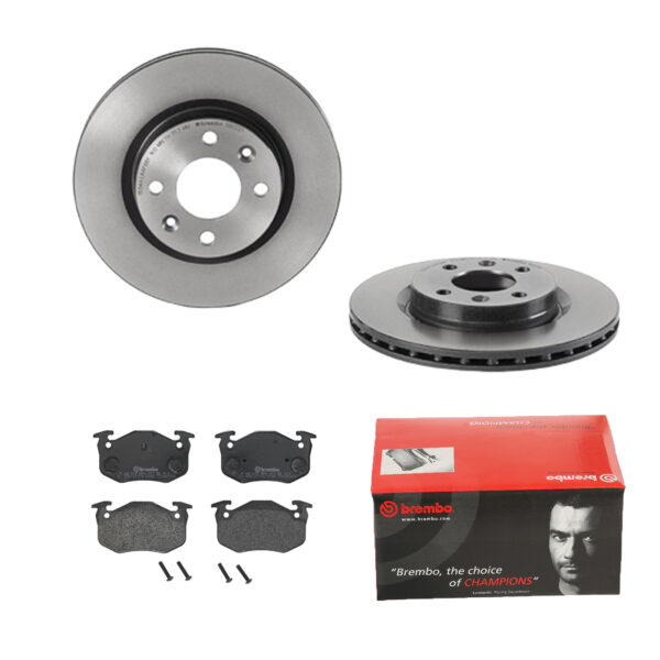 BREMBO Bremsesæt, skivebremser ijdtidggp8 foraksel indvendig ventileret 259mm 20mm for DACIA RENAULT NISSAN