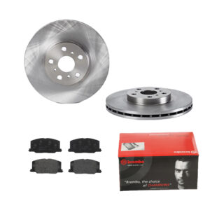 BREMBO Bremsesæt, skivebremser ijdtidh6d2 foraksel indvendig ventileret 277mm 25mm for TOYOTA NISSAN