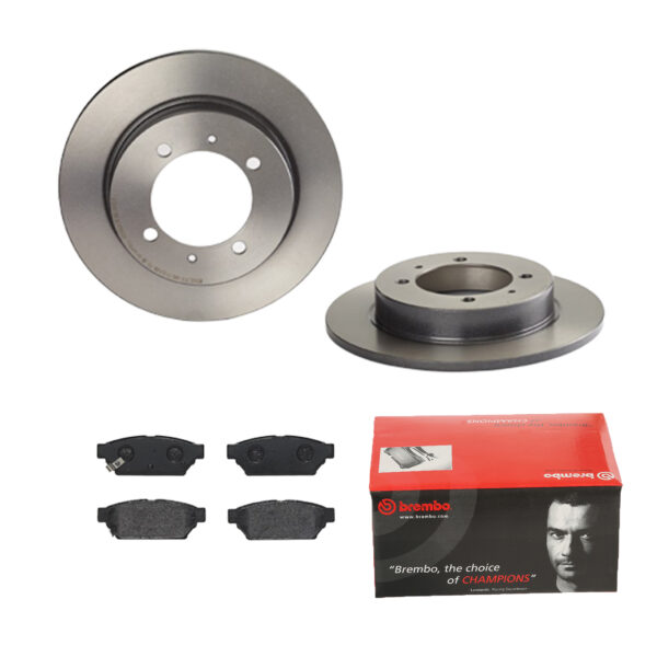 BREMBO Bremsesæt, skivebremser ijdtidjo76 bagaksel fuld 260mm 10mm for VOLVO MITSUBISHI NISSAN PROTON