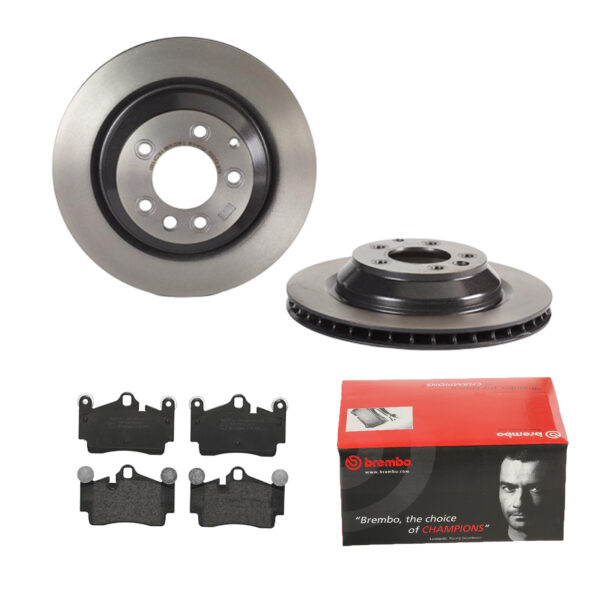 BREMBO Bremsesæt, skivebremser ijdtidjvd4 bagaksel indvendig ventileret 358mm 28mm for AUDI SEAT VW PORSCHE SKODA