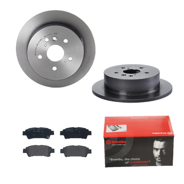 BREMBO Bremsesæt, skivebremser ijdtidk5p6 bagaksel fuld 291mm 12mm for TOYOTA