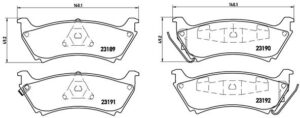 BREMBO Bremsesæt, skivebremser ijzjsggik5 bagaksel fuld 285mm 15mm for MERCEDES-BENZ