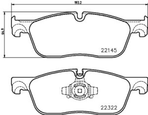 BREMBO Bremsesæt, skivebremser sg00000b5j foraksel indvendig ventileret 325mm 30mm for JAGUAR LAND ROVER