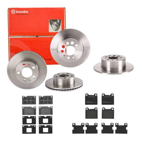 BREMBO Bremsesæt, skivebremser sg00000e3w bagaksel indvendig ventileret 281mm 22mm for VOLVO ALFA ROMEO