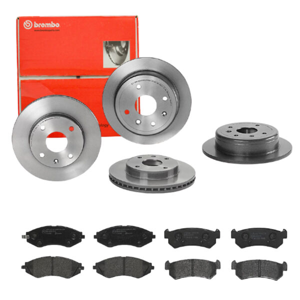 BREMBO Bremsesæt, skivebremser sg00000e7d bagaksel indvendig ventileret 258mm 24mm for BUICK (SGM) CHEVROLET (SGM) DAEWOO CHEVROLET SUZUKI