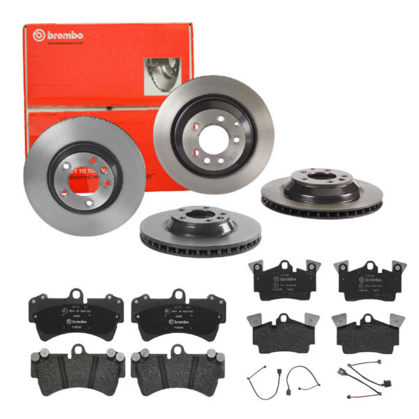 BREMBO Bremsesæt, skivebremser sg00000e9m bagaksel indvendig ventileret 350mm 28mm for VW SKODA PORSCHE AUDI SEAT