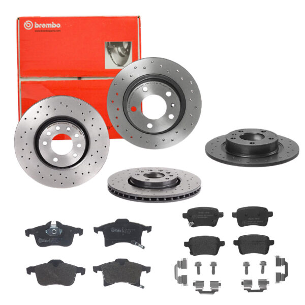 BREMBO Bremsesæt, skivebremser sg00000ecs bagaksel perforeret 308mm 10mm for OPEL VAUXHALL SAAB