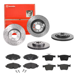 BREMBO Bremsesæt, skivebremser sg00000ect foraksel perforeret/ventileret 288mm 22mm for SEAT VW (SVW) SKODA AUDI AUDI (FAW) VW SKODA (SVW) VW (FAW)