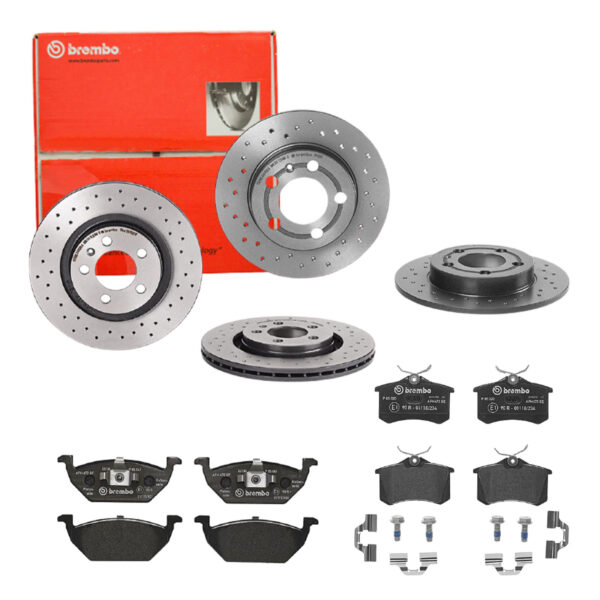 BREMBO Bremsesæt, skivebremser sg00000ecv bagaksel perforeret/ventileret 280mm 22mm for PEUGEOT CITROËN FORD ROEWE (SAIC) LANCIA VW (FAW) ZHONGHUA (BR