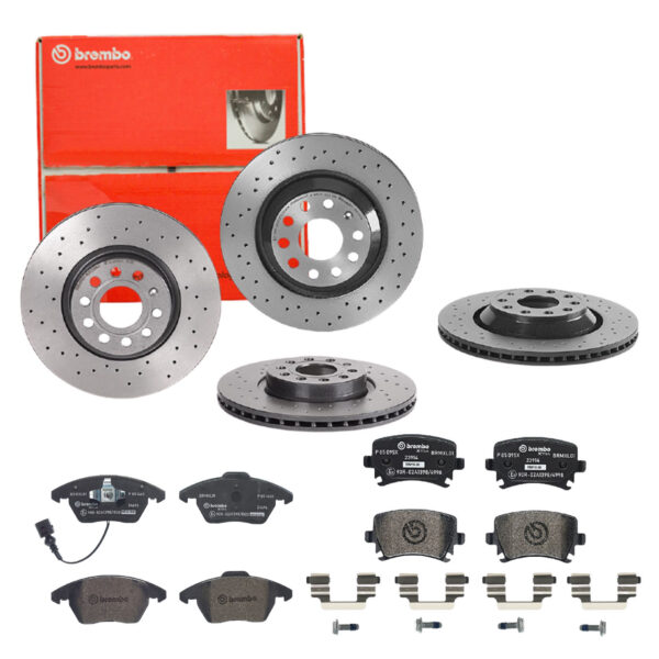BREMBO Bremsesæt, skivebremser sg00000ed9 bagaksel perforeret/ventileret 312mm 25mm for VW SKODA AUDI VW (FAW) SEAT SKODA (SVW) VW (SVW)