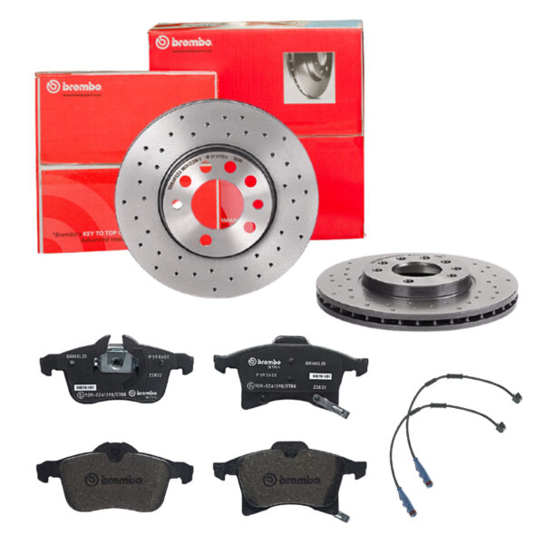 BREMBO Bremsesæt, skivebremser sk8k0f1375 foraksel perforeret/ventileret 280mm 25mm for OPEL VAUXHALL GENERAL MOTORS SATURN AC