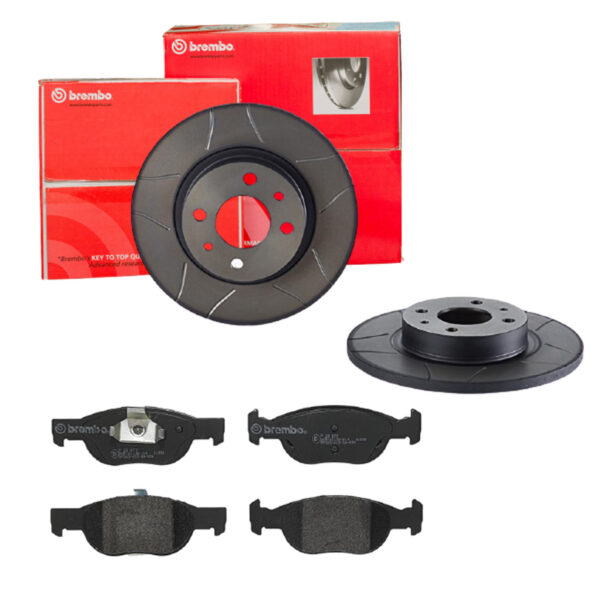 BREMBO Bremsesæt, skivebremser sk8k0f2m67 foraksel lukket 257mm 12mm for FIAT LANCIA ALFA ROMEO