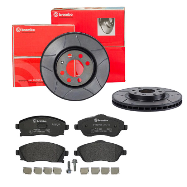 BREMBO Bremsesæt, skivebremser sk8k0f39h7 foraksel lukket 260mm 24mm for OPEL VAUXHALL GENERAL MOTORS