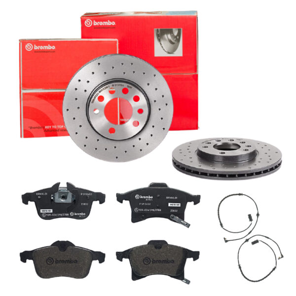 BREMBO Bremsesæt, skivebremser sk8k0f7i39 foraksel perforeret/ventileret 280mm 25mm for OPEL VAUXHALL GENERAL MOTORS SATURN AC