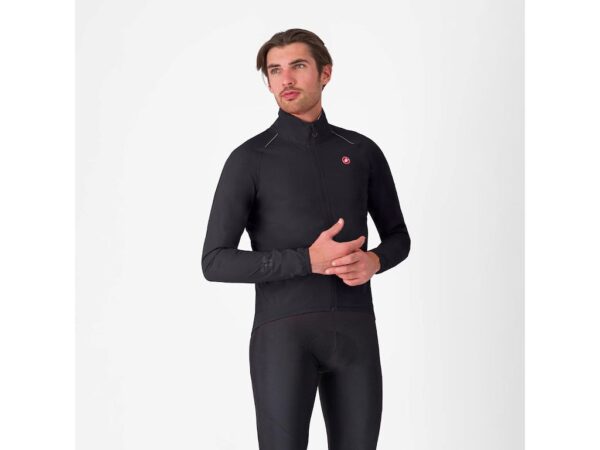 Castelli Emergency 3 regnjakke light black herre