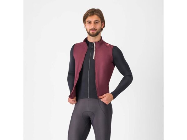 Castelli Espresso cykelvest deep bordeaux herre