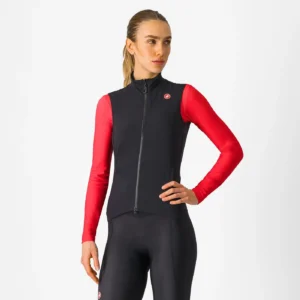 Castelli Espresso cykelvest light black dame