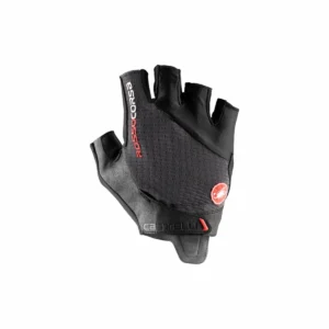 Castelli Rosse Corsa pro v sommer handske med korte fingere mørke grå