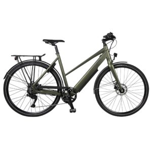 Centurion Urban E Dame 9 gear hydr. disc mat grøn-55 cm-7,8 ah (20-40 km)