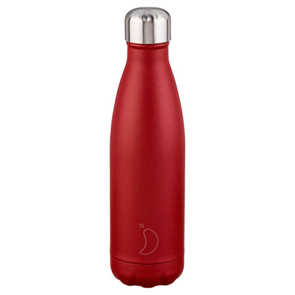 Chillys Vandflaske (500ml) Matte Red