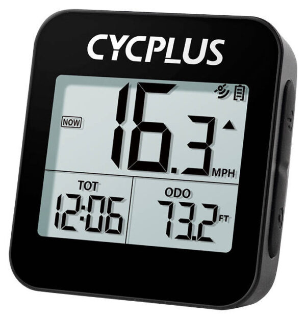 Cycplus G1 Cykelcomputer - GPS, Genopladelig, USB-A/Micro-USB - Hastighed, Tid, Højde, Distance