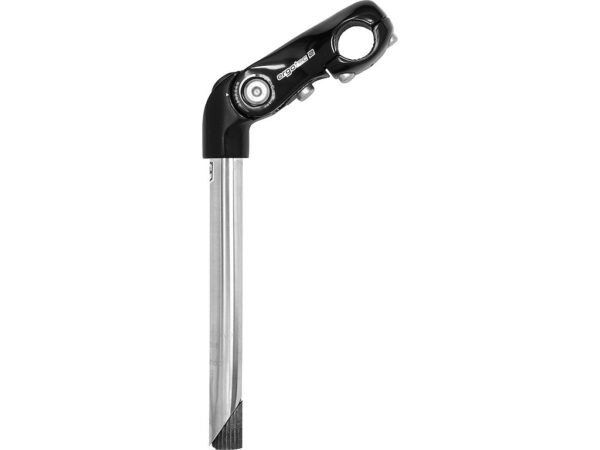 Ergotec Kobra Vario Tu styrstamme/frempind Ø25,4/25,4 mm 300 mm lang safety level 2 sort/sølv