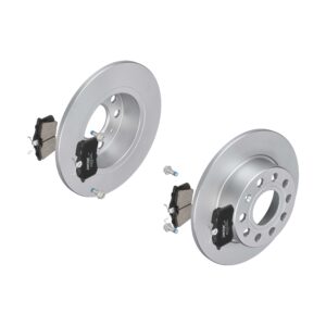 F.BECKER Bremsesæt, skivebremser 13810003 bagaksel fuld 255mm 10mm for PEUGEOT FORD LANCIA CITROËN VW AUDI FIAT VAG VW (FAW) SKODA (SVW)