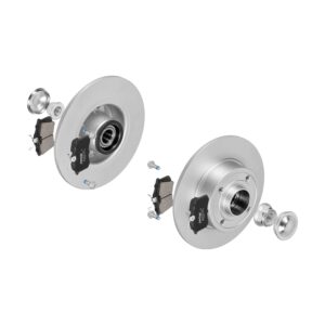 F.BECKER Bremsesæt, skivebremser 13810046 bagaksel fuld 240mm 8mm for DS FORD OPEL PEUGEOT VW AUDI SEAT LANCIA FIAT RENAULT RENAULT TRUCKS SKODA