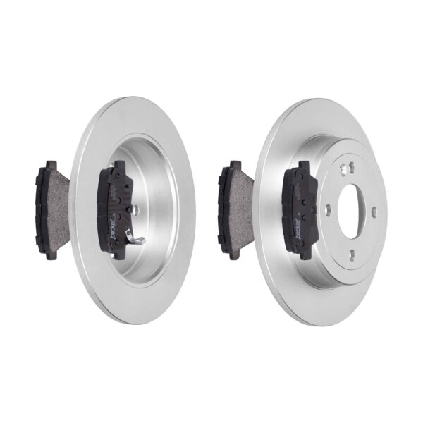 F.BECKER Bremsesæt, skivebremser 13810094 bagaksel fuld 262mm 15,5mm for SSANGYONG KIA HYUNDAI