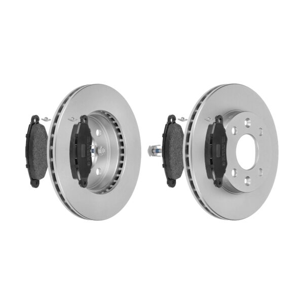 F.BECKER Bremsesæt, skivebremser 13810181 foraksel ventileret 238mm 20mm for NISSAN RENAULT