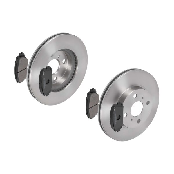 F.BECKER Bremsesæt, skivebremser 13810184 foraksel ventileret 255mm 22mm for TOYOTA TOYOTA (GAC) TOYOTA (FAW)