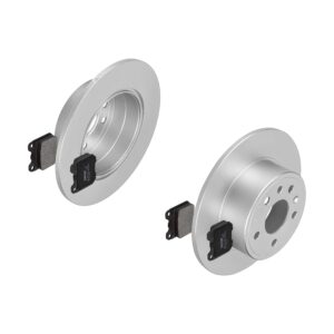 F.BECKER Bremsesæt, skivebremser 13810213 bagaksel fuld 286mm 10mm for VAUXHALL SAAB OPEL