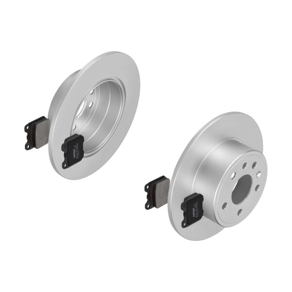 F.BECKER Bremsesæt, skivebremser 13810213 bagaksel fuld 286mm 10mm for VAUXHALL SAAB OPEL