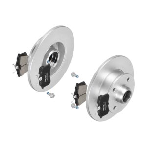 F.BECKER Bremsesæt, skivebremser 13810220 bagaksel fuld 226mm 10mm for PEUGEOT VAG VW