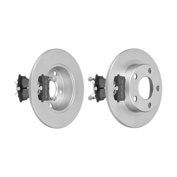 F.BECKER Bremsesæt, skivebremser 13810257 bagaksel fuld 245mm 10mm for PEUGEOT FORD LANCIA CITROËN VW AUDI FIAT VAG VW (FAW) SKODA (SVW)