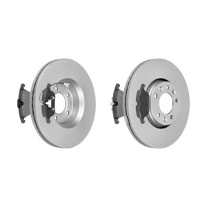F.BECKER Bremsesæt, skivebremser 13810312 foraksel ventileret 304mm 28mm for PEUGEOT CITROËN FIAT TOYOTA