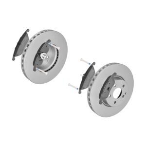 F.BECKER Bremsesæt, skivebremser 13810404 foraksel ventileret 322mm 32mm for MAYBACH MERCEDES-BENZ