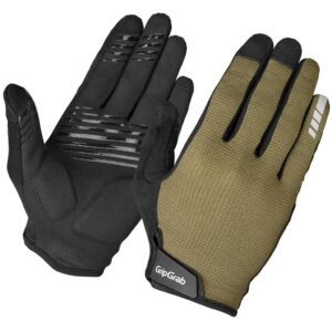 GripGrab EXPLR RC max padded sommerhandsker med lange fingre oliven