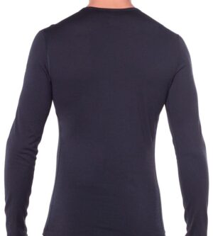 Icebreaker 200 Oasis baselayer trøje - rund hals, langærmet, merinould - herre, XL, sort