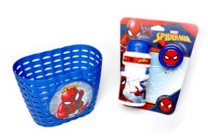 Kombipakke Spiderman Kurv, Flaske og klokke