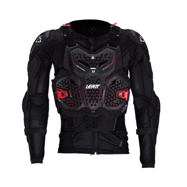 Leatt Body Protector 5.5 Evo - bryst- og rygskjold, str. M (166-172 cm) - sort