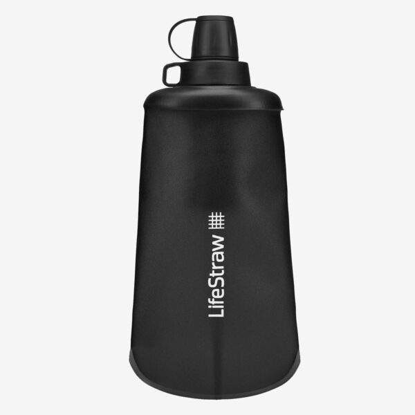 LifeStraw Peak Squeeze Vandflaske (650ml) Mørkegrå