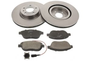 MAPCO Bremsesæt, skivebremser 47041 foraksel ventileret 284mm 22mm for PEUGEOT CITROËN OPEL VAUXHALL FIAT ALFA ROMEO