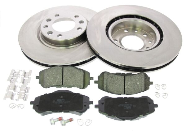 MAPCO Bremsesæt, skivebremser 47063 foraksel ventileret 283mm 26mm for CITROËN PEUGEOT