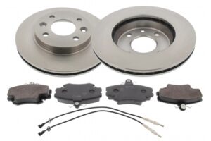 MAPCO Bremsesæt, skivebremser 47154 foraksel ventileret 238mm 20mm for NISSAN DACIA RENAULT