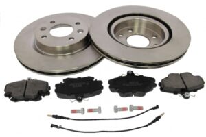 MAPCO Bremsesæt, skivebremser 47159 foraksel ventileret 259mm 21mm for NISSAN RENAULT DACIA