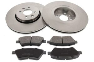 MAPCO Bremsesæt, skivebremser 47163 foraksel ventileret 300mm 24mm for RENAULT