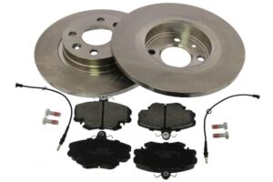 MAPCO Bremsesæt, skivebremser 47164 foraksel fuld 259mm 12mm for DACIA RENAULT SMART