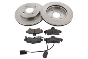 MAPCO Bremsesæt, skivebremser 47658 bagaksel ventileret 253mm 20mm for FORD