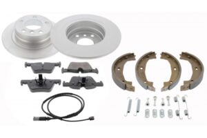 MAPCO Bremsesæt, skivebremser 477671 bagaksel fuld 160mm 17,5mm for BMW